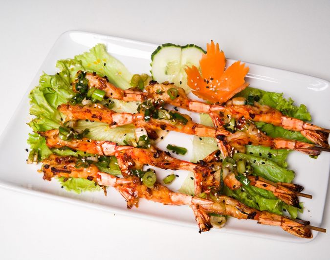 Brochettes de Crevettes