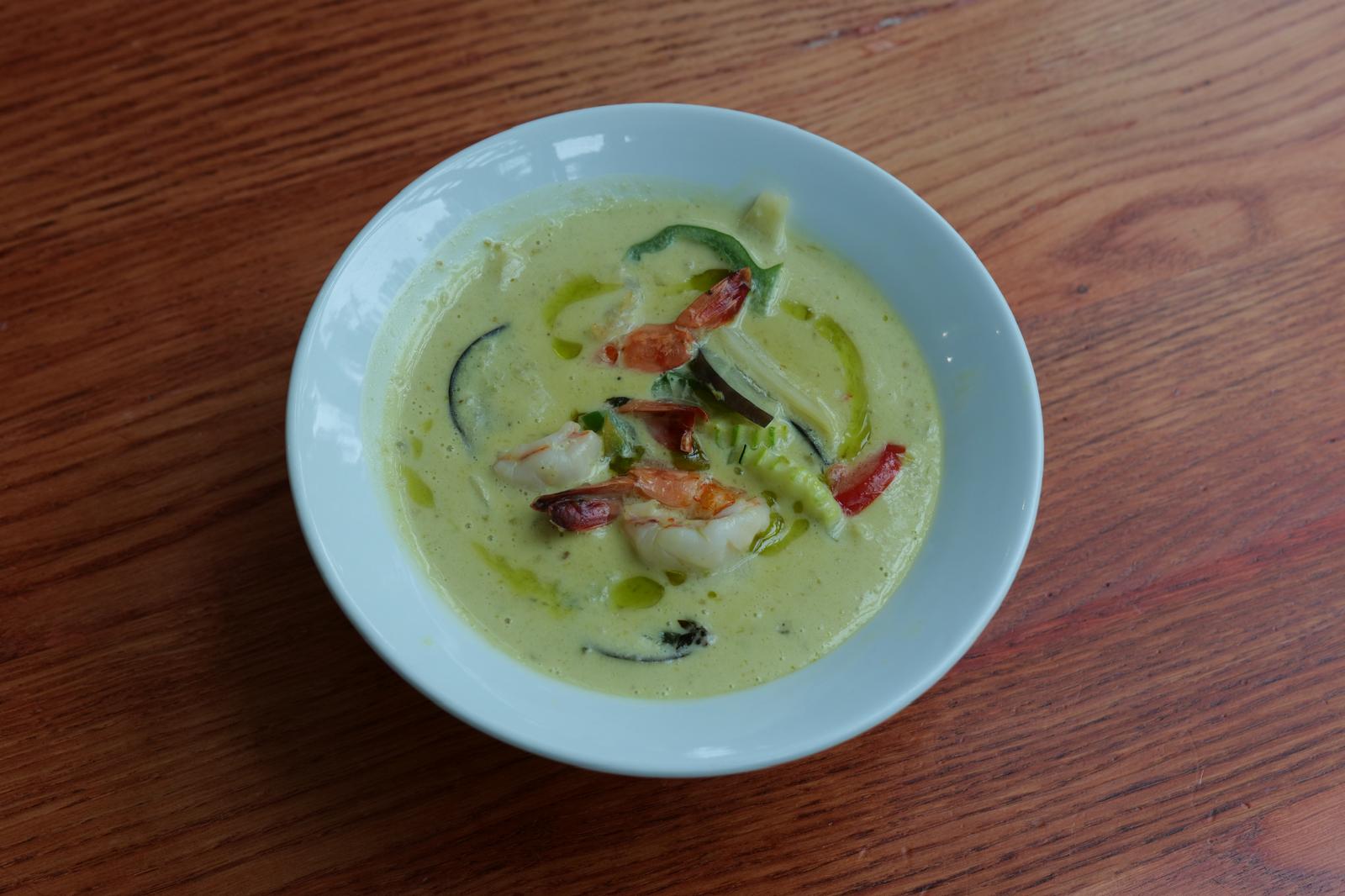 Curry rouge ou vert aux Crevettes