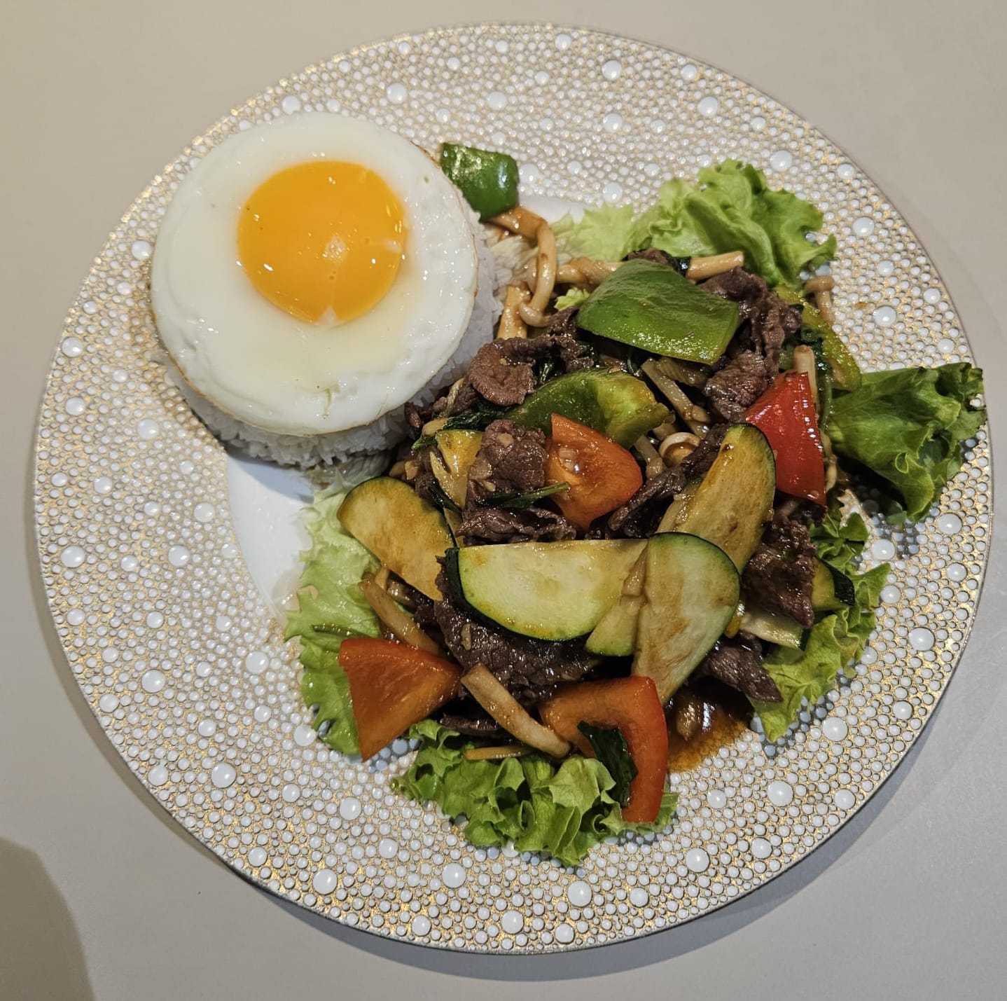 Assiette Thaï au bœuf