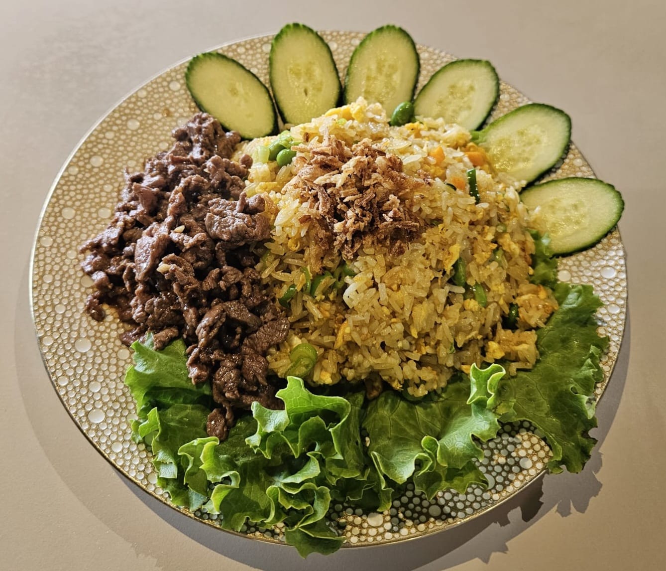 Riz Thaï au bœuf