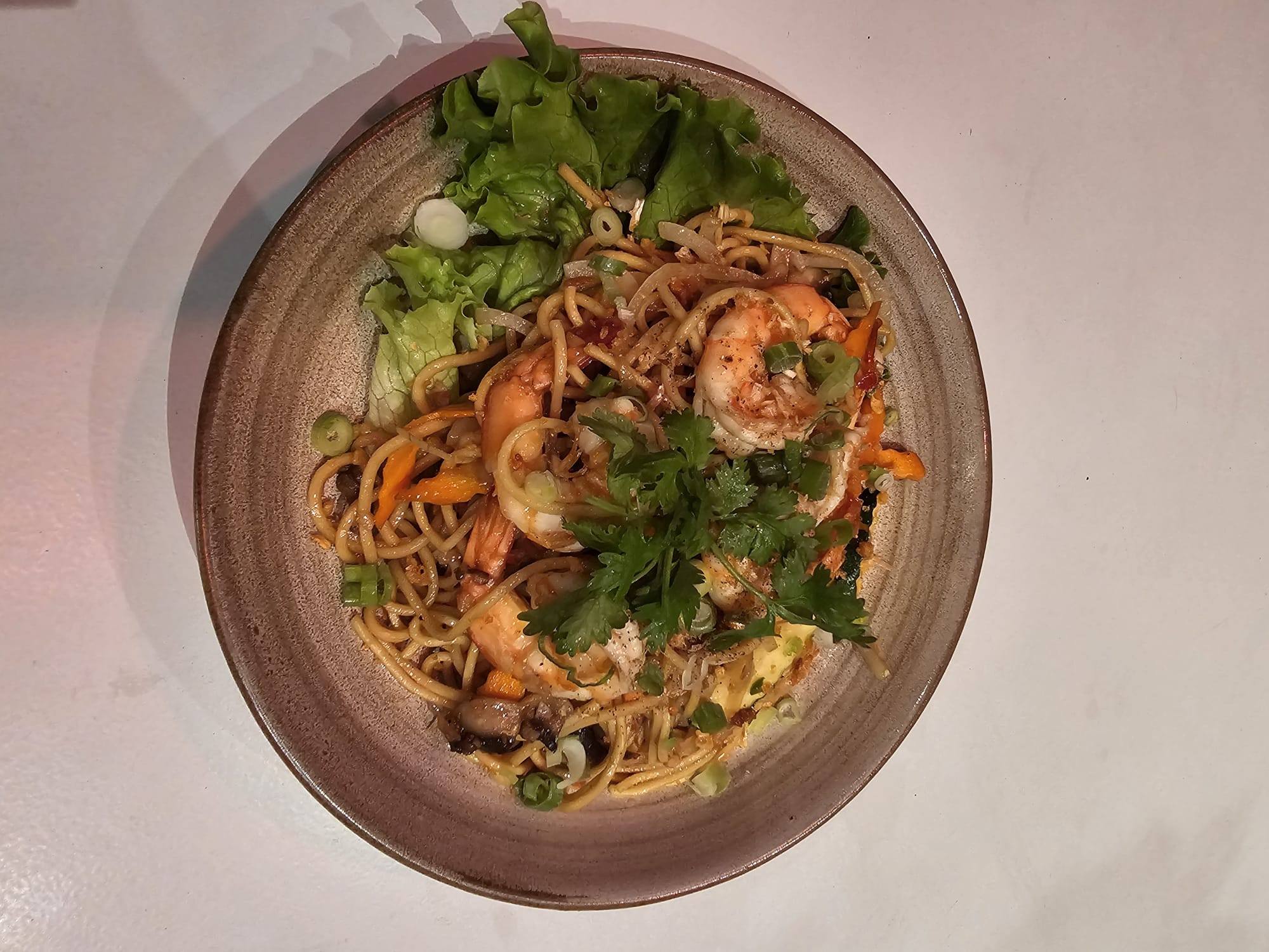 Nouilles Sautées aux Crevettes